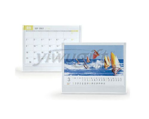 Table calender stand, picture