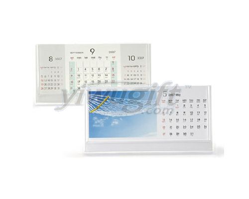 Table calender stand, picture