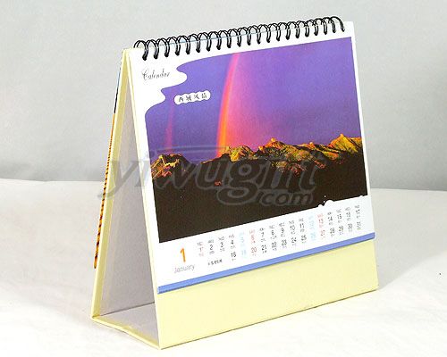 7 pages Calendar, picture