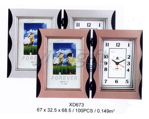 desk clock, picture