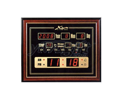 electron wall clock, picture