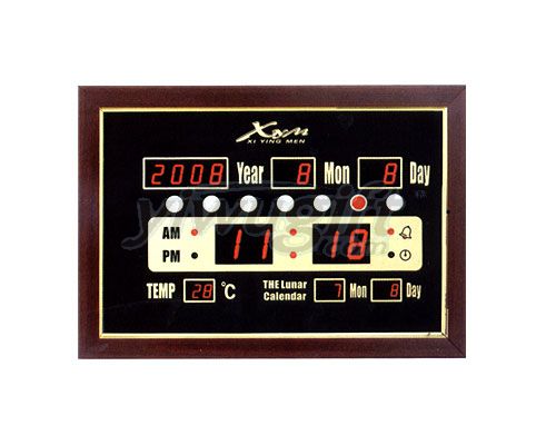 electron wall clock, picture