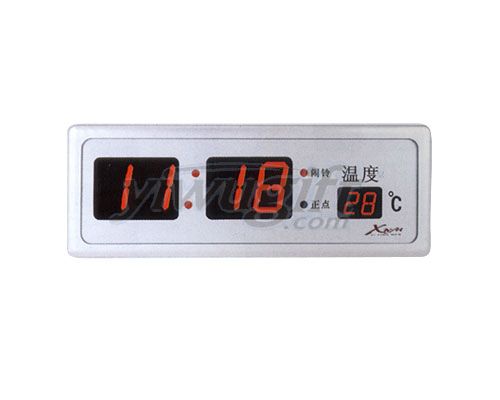 electronic desk clock, picture