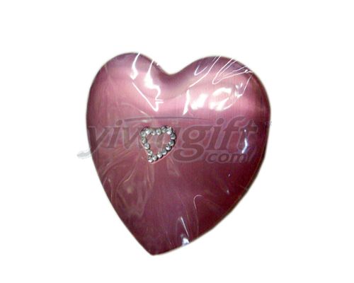 heart shaped mirror, picture