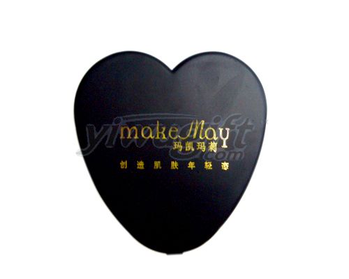 heart shaped mirror, picture