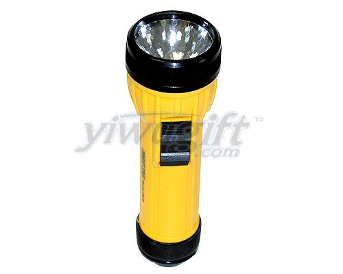 2D-cell flashlight in Yellow, picture
