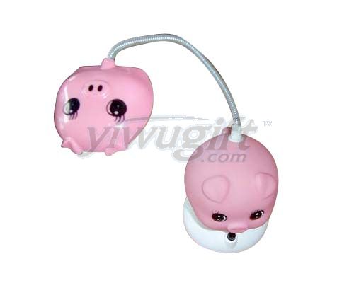 USB Big eye pig desk lamp, picture