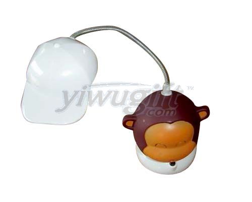 USB Monkey desk lamp, picture