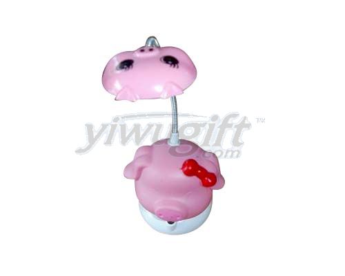 USB Butterfly pig desk lamp, picture