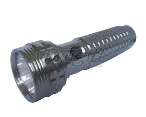 Aluminum alloy flashlight, picture