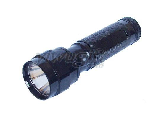 Aluminum alloy flashlight, picture