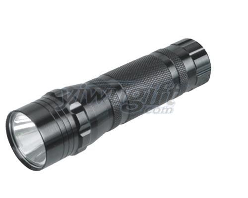 Aluminum alloy flashlight, picture