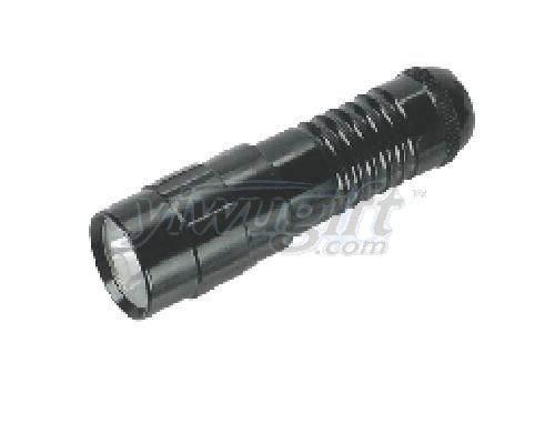 Aluminum alloy flashlight, picture