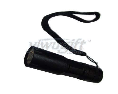 Aluminum alloy flashlight, picture