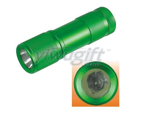 Aluminum alloy flashlight, picture