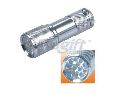 Aluminum alloy flashlight, picture