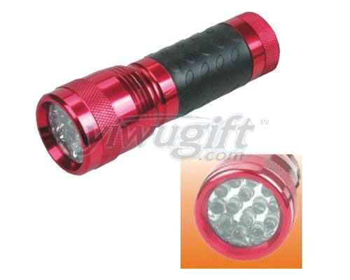 Aluminum alloy flashlight, picture