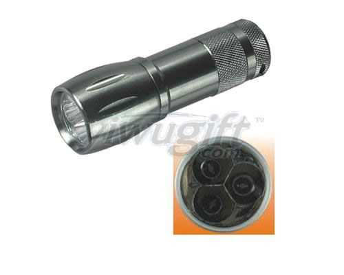 Aluminum alloy flashlight, picture