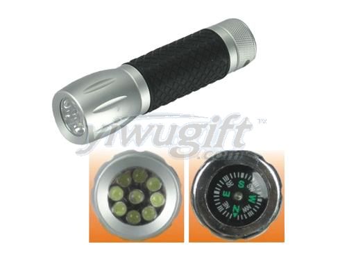 Aluminum alloy flashlight, picture