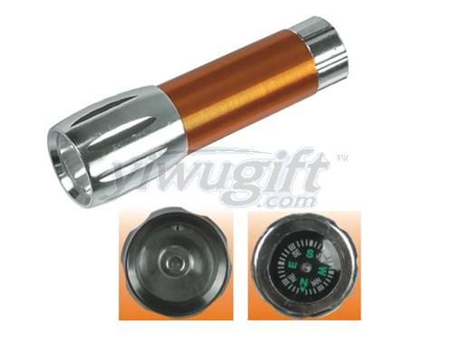 Aluminum alloy flashlight, picture