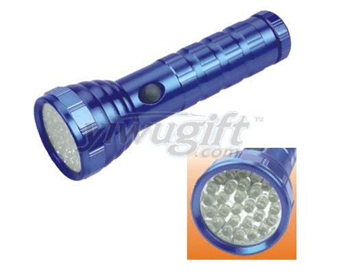 Aluminum alloy flashlight, picture