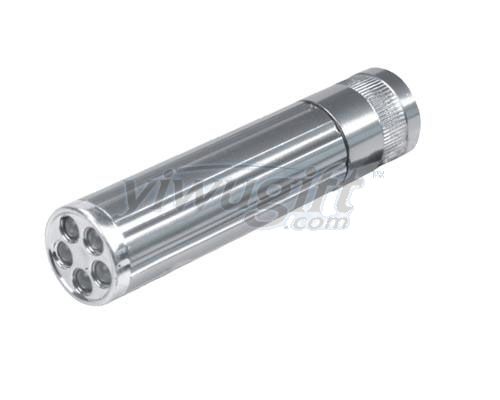 Aluminum alloy flashlight, picture