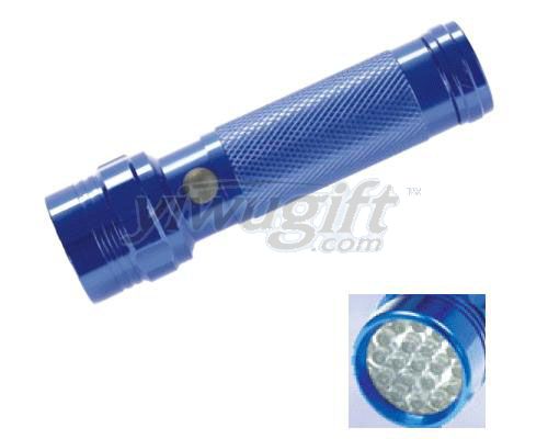 Aluminum alloy flashlight, picture