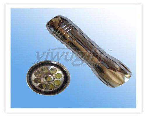 Aluminum alloy flashlight, picture