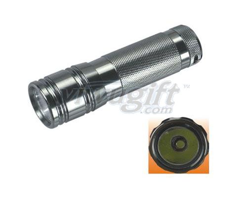 Aluminum alloy flashlight, picture