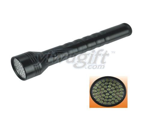 Aluminum alloy flashlight, picture