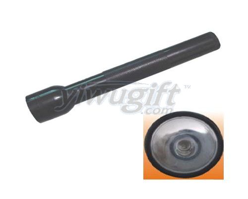 Aluminum alloy flashlight, picture