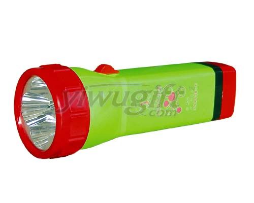 Charges the LED flashlight, picture