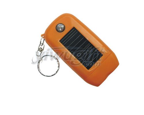 The solar energy key takes away the flashlight, picture