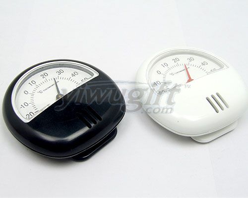 Refrigerator magnet thermometer, picture