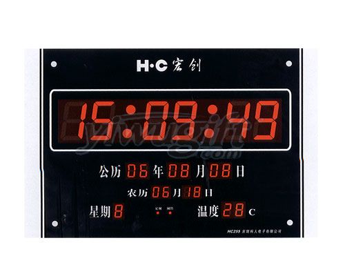 Electronic calendar, picture