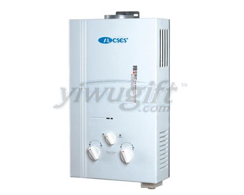 Fuel gas water heater, picture