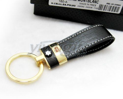 Leather key chain, picture
