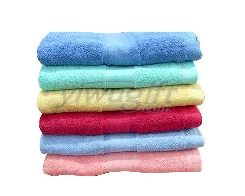 Bath towel, picture