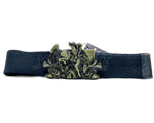Large cotton webbing belt buckle