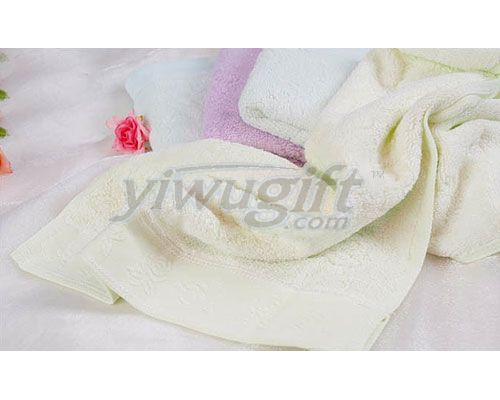 Bamboo textile fiber jacquard weave towel