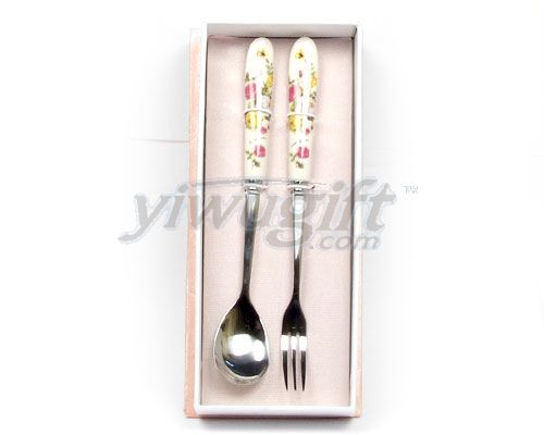 Stainless steel tableware, picture