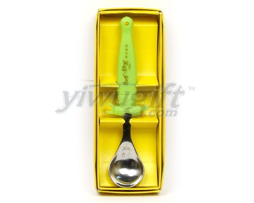 Stainless steel spoon, picture