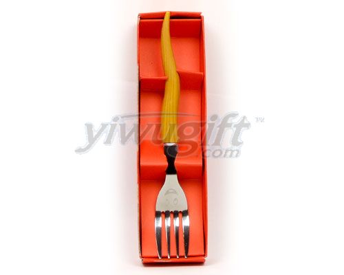 Stainless steel fork, picture