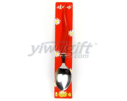 Stainless steel spoon, picture
