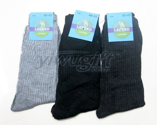 Straight men's socks, picture