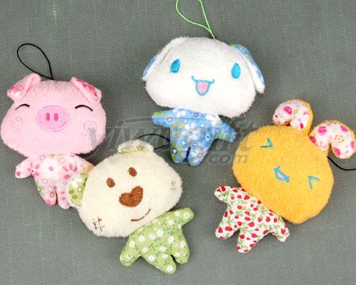 Plush cell phone accessories, picture
