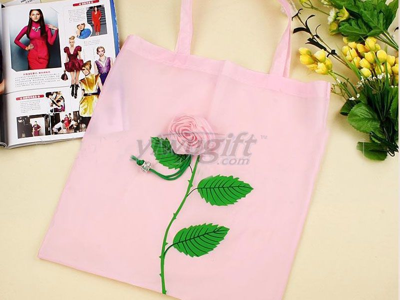Rose shopping bag