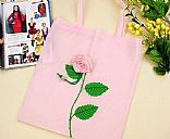 Rose shopping bag