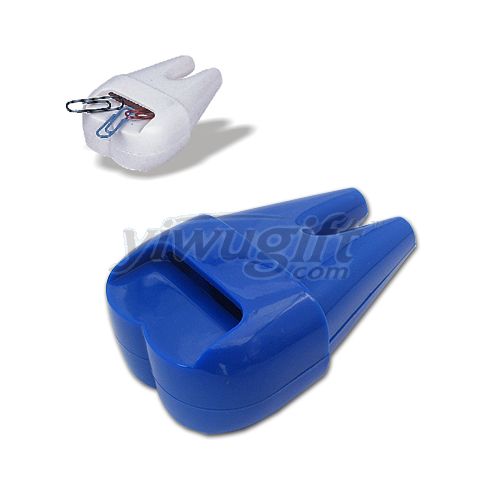 Teeth paperclips box, picture