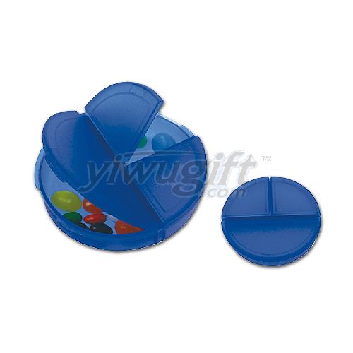 Round tablets box, picture